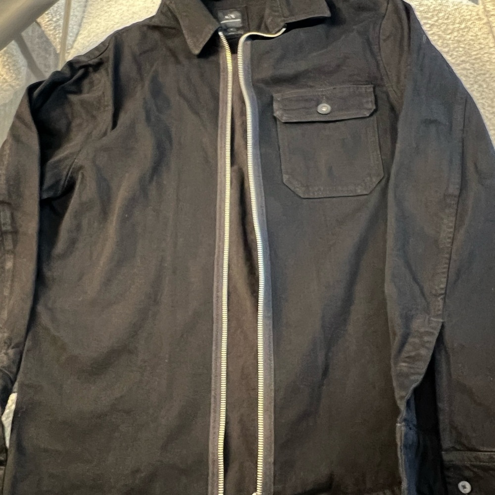 Armani Exchange Black Denim Jacket